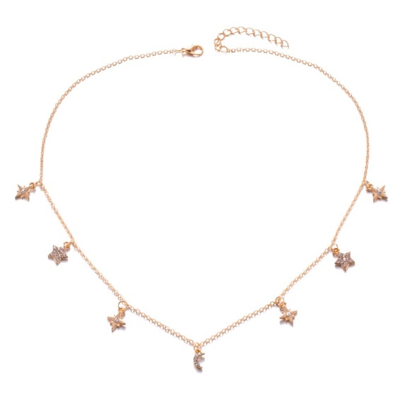 4/$30 Dainty Celestial Rosegold Necklace - Picture 4 of 7